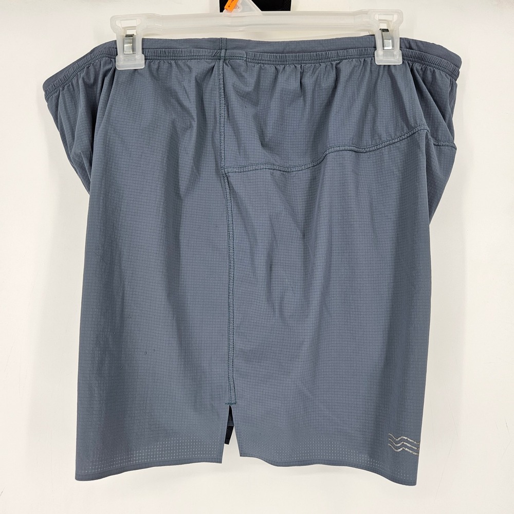Janji Shorts Mens XL Gray Blue Performance Running Outdoors FLAWS‎ - Picture 7 of 10